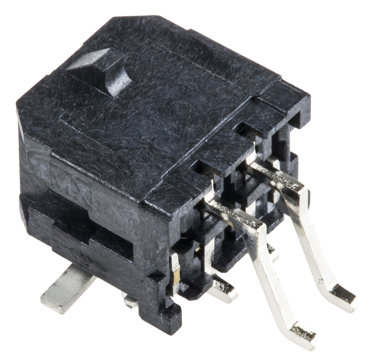 Molex Micro-Fit 3.0 Series Right Angle Surface PCB Header, 4 Contact(s), 3 mm Pitch, 2 Row, Shrouded