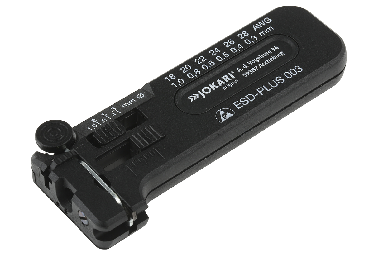 Jokari ESD-PLUS Series Wire Stripper, 0.30mm Min, 1mm Max