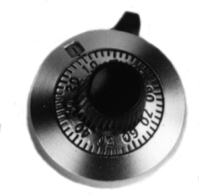 Vishay 24.5mm Silver Potentiometer Knob for 1/4in Shaft Round Shaft, 11A11B10