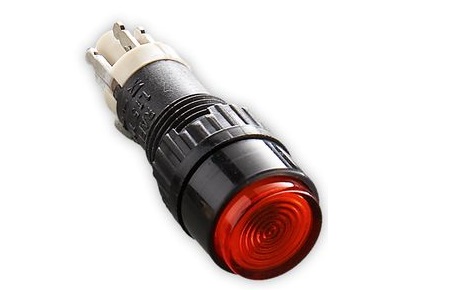 RAFI Other Pushbuttons Series Red Illuminated Momentary Push Button, 9.1mm Cutout, IP40