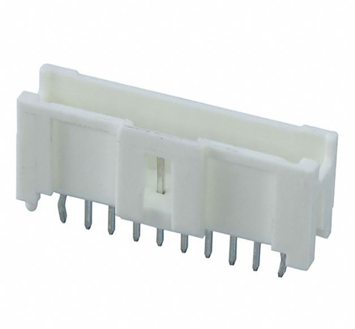 Molex MicroClasp Series Straight Through Hole PCB Header, 10 Contact(s), 2 mm Pitch, 1 Row, Shrouded