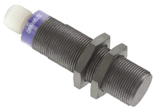 Telemecanique Sensors Inductive Threaded Barrel Proximity Sensor, M18, 12 mm Detection, NPN NO, 12 → 48 V dc