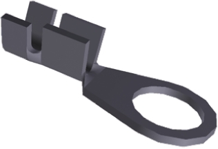TE Connectivity Uninsulated Crimp Ring Terminal, M6 Stud Size, 0.8mm² to 2.1mm² Wire Size