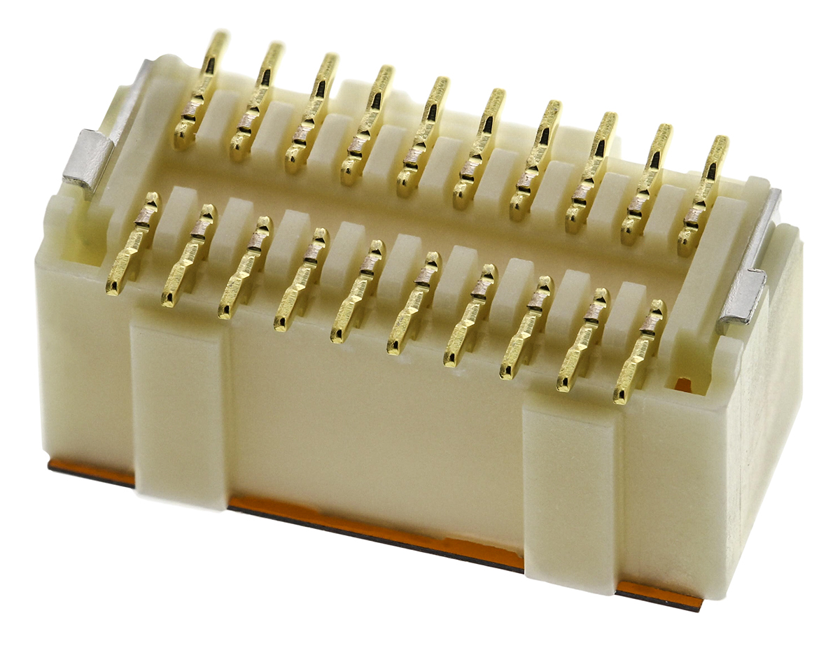 Molex Pico-Clasp Series Straight Surface PCB Header, 20 Contact(s), 1 mm Pitch, 2 Row, Shrouded