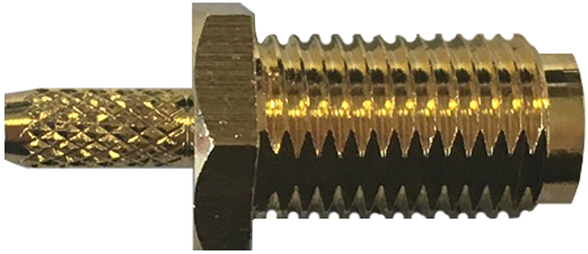 RF Solutions CON Series, Jack Panel Mount SMA Connector, 50Ω, Crimp Termination, Straight Body