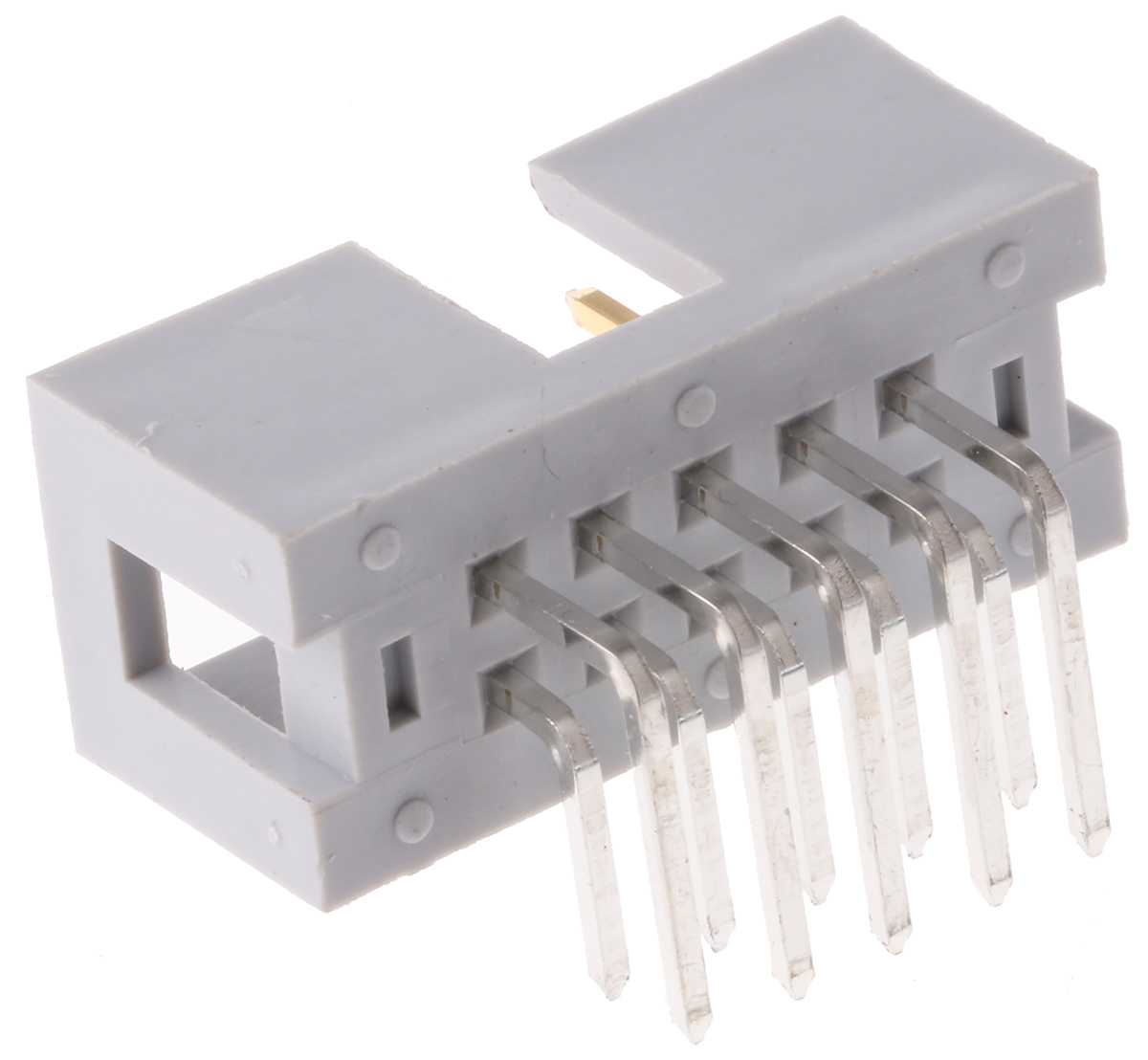 ASSMANN WSW AWHW Series Right Angle Through Hole PCB Header, 10 Contact(s), 2.54 mm Pitch, 2 Row, Shrouded