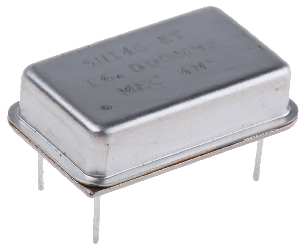 MERCURY, 16MHz Clock Oscillator, ±50ppm HCMOS, TTL, 14-Pin PDIP 5H14ET-16.000