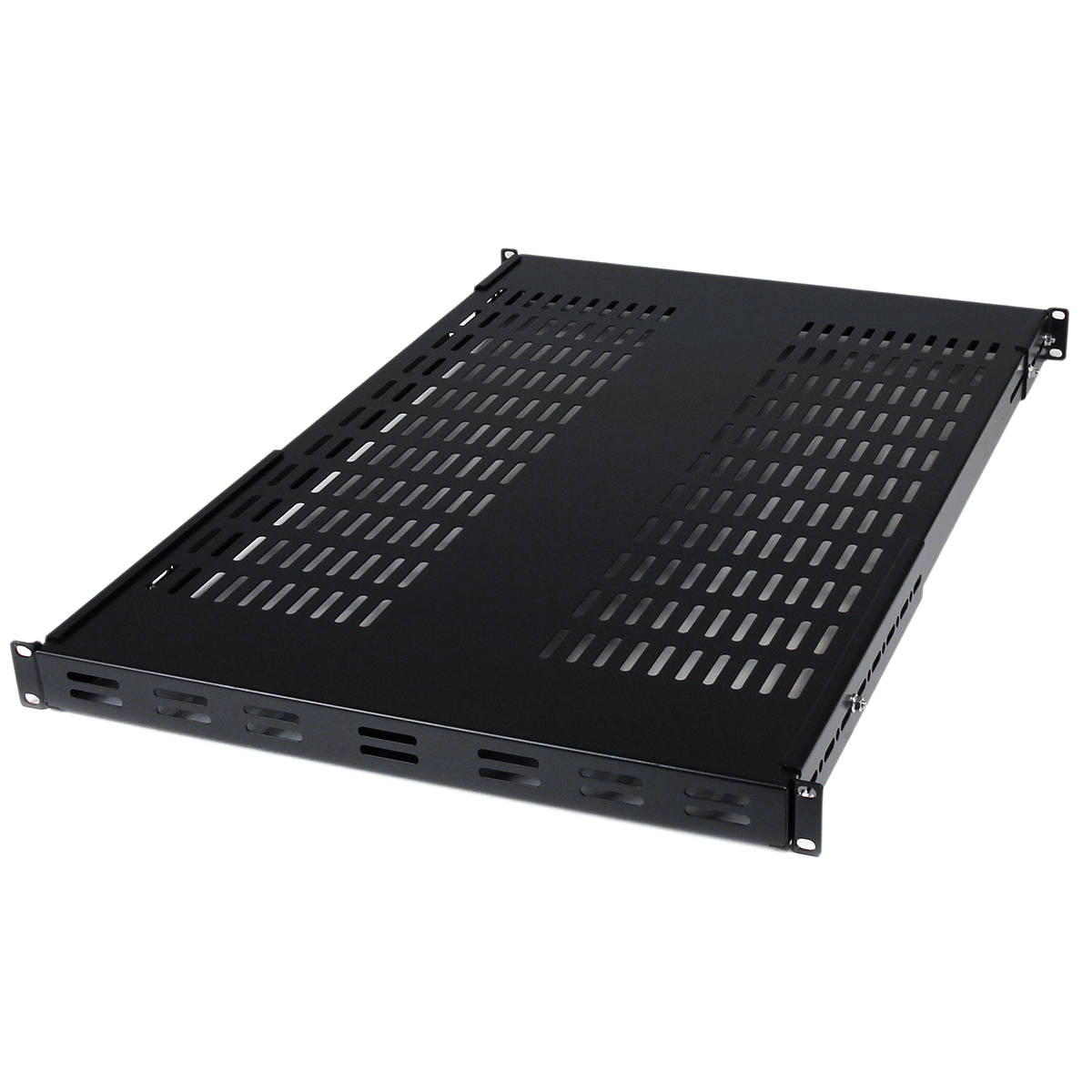 StarTech.com Black Shelf, 2U, 80kg Load, 44.5mm x 700mm