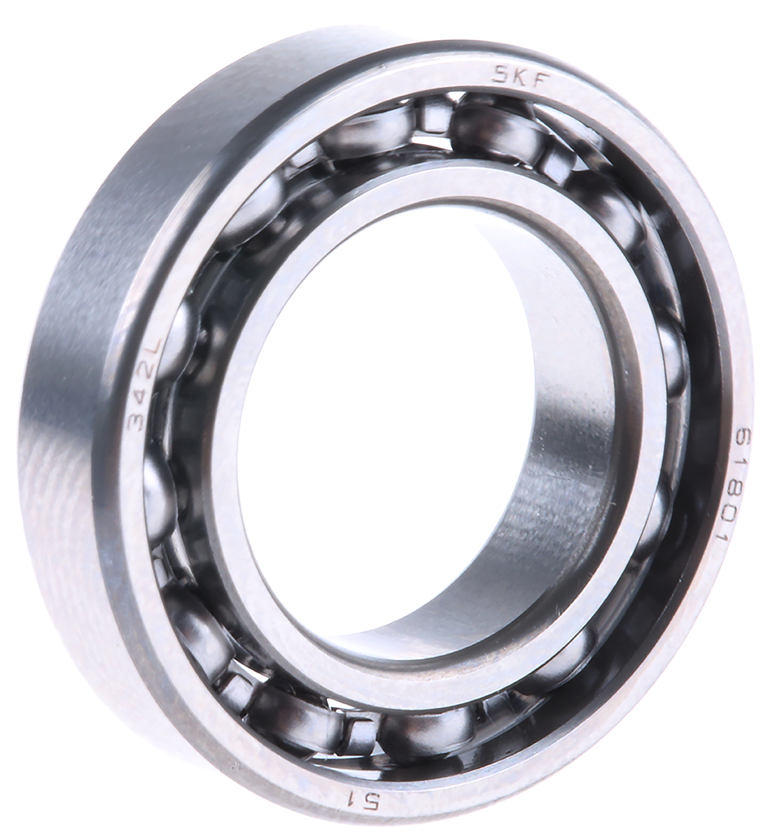 SKF 61801 1 Row Ball Bearing - 12 mm ID, 21 mm OD