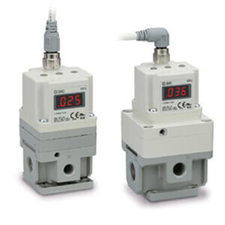 SMC G 3/8 Pneumatic Regulator - 0.05bar to 1bar, 2bar max. input