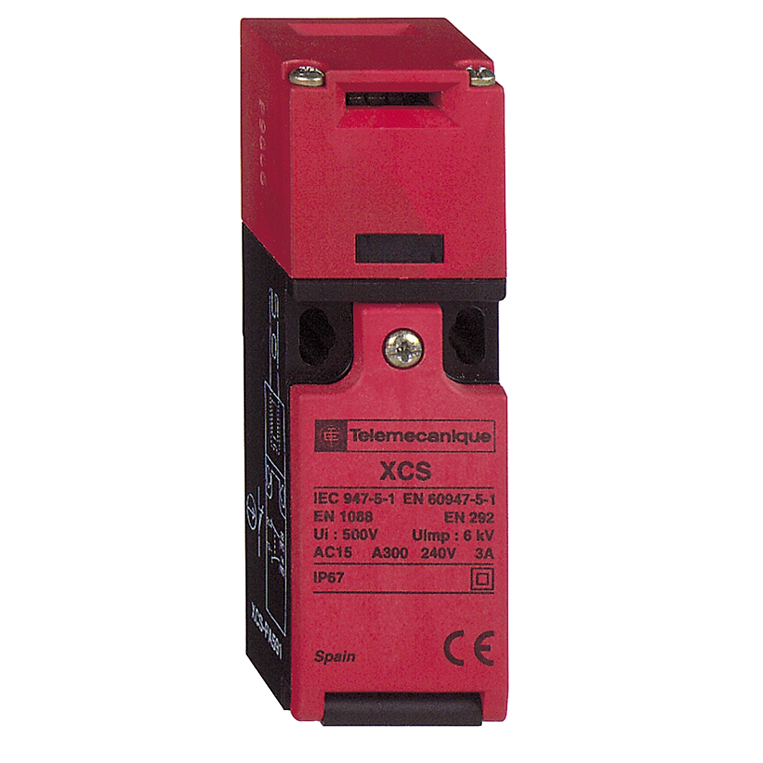 Telemecanique Sensors Preventa Safety Detection Safety Interlock Switch, 1NC/1NO, Keyed, Plastic, Solenoid Lock