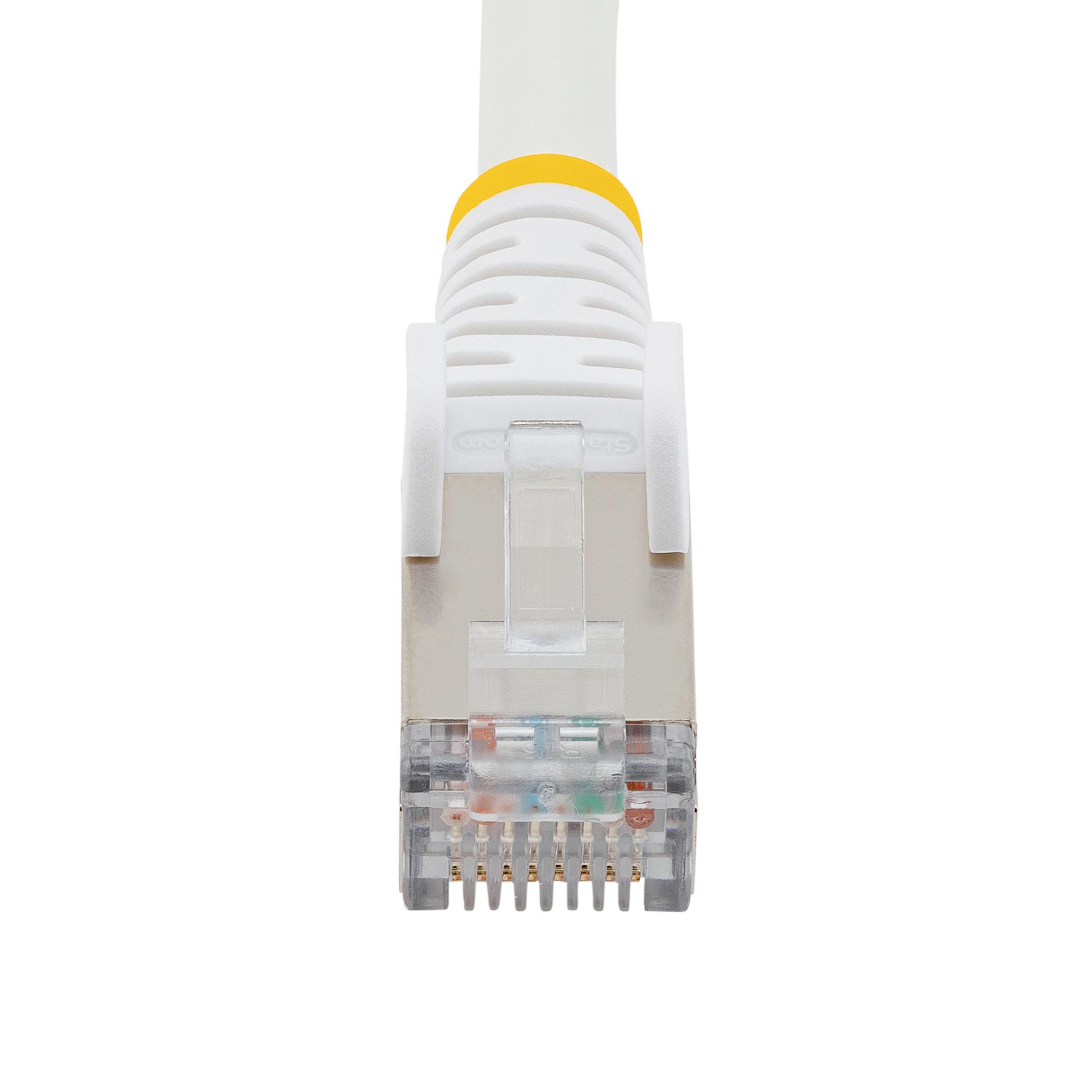 StarTech.comNLWH, 7m Cat6a, White RJ45 to Male RJ45 Male, Braid Shielded, Terminated LSZH Sheath