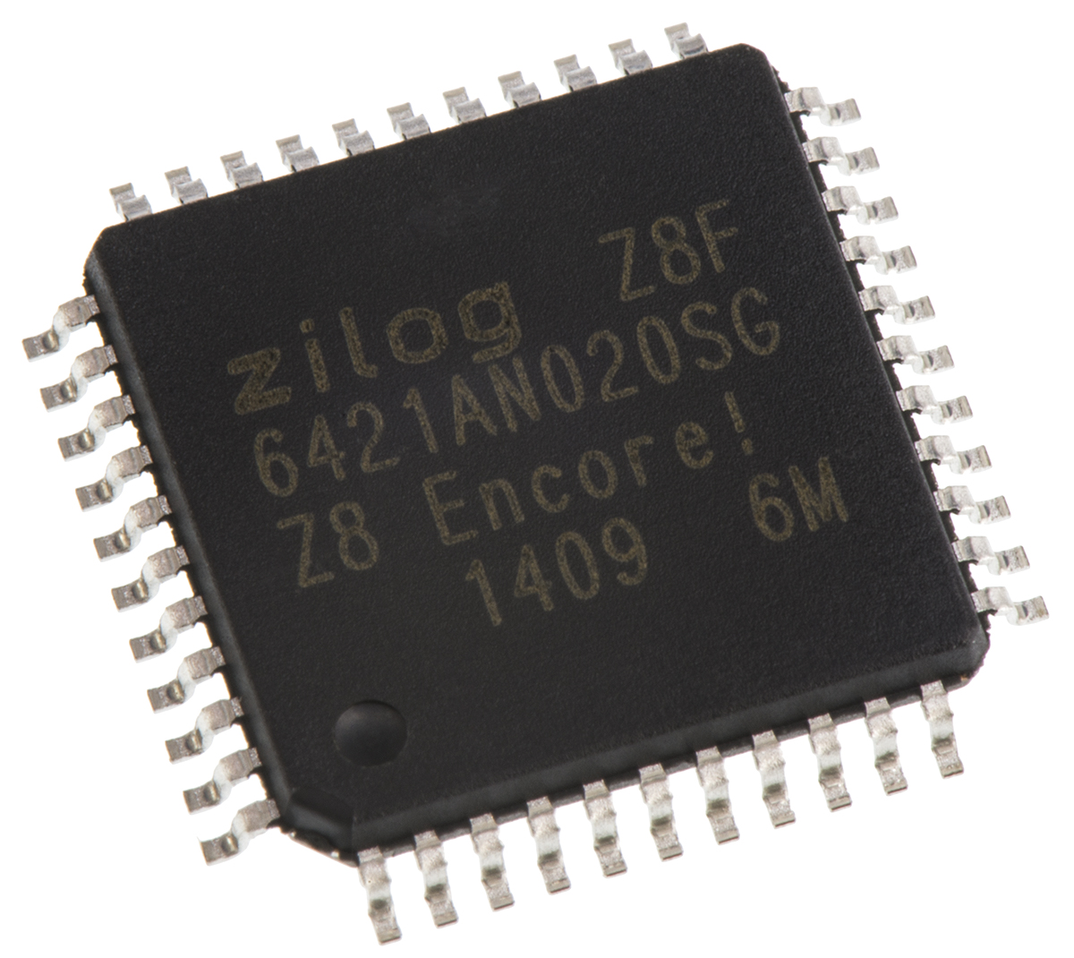 Zilog, 8 bit Z8, Z8 Microcontroller, 20 MHz, 64kB FLASH, 44-Pin LQFP