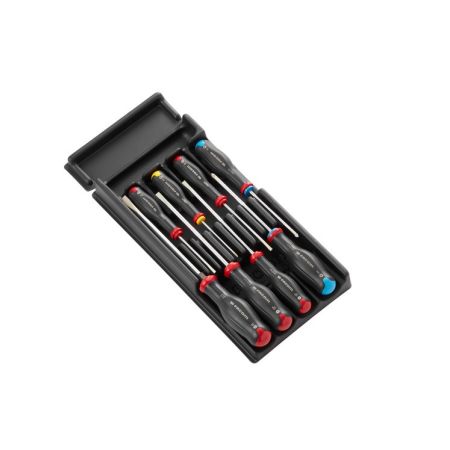 Facom Phillips; Pozidriv; Slotted Screwdriver Set, 8-Piece