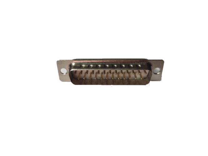 RS PRO 25 Way Panel Mount D-sub Connector Plug, 2.77mm Pitch, with Screw