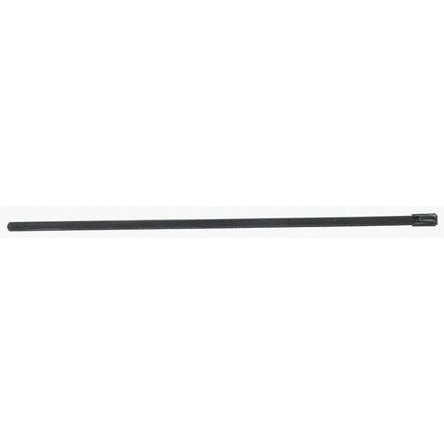 RS PRO Cable Tie, Roller Ball, 520mm x 12 mm, Black Stainless Steel, Pk-100