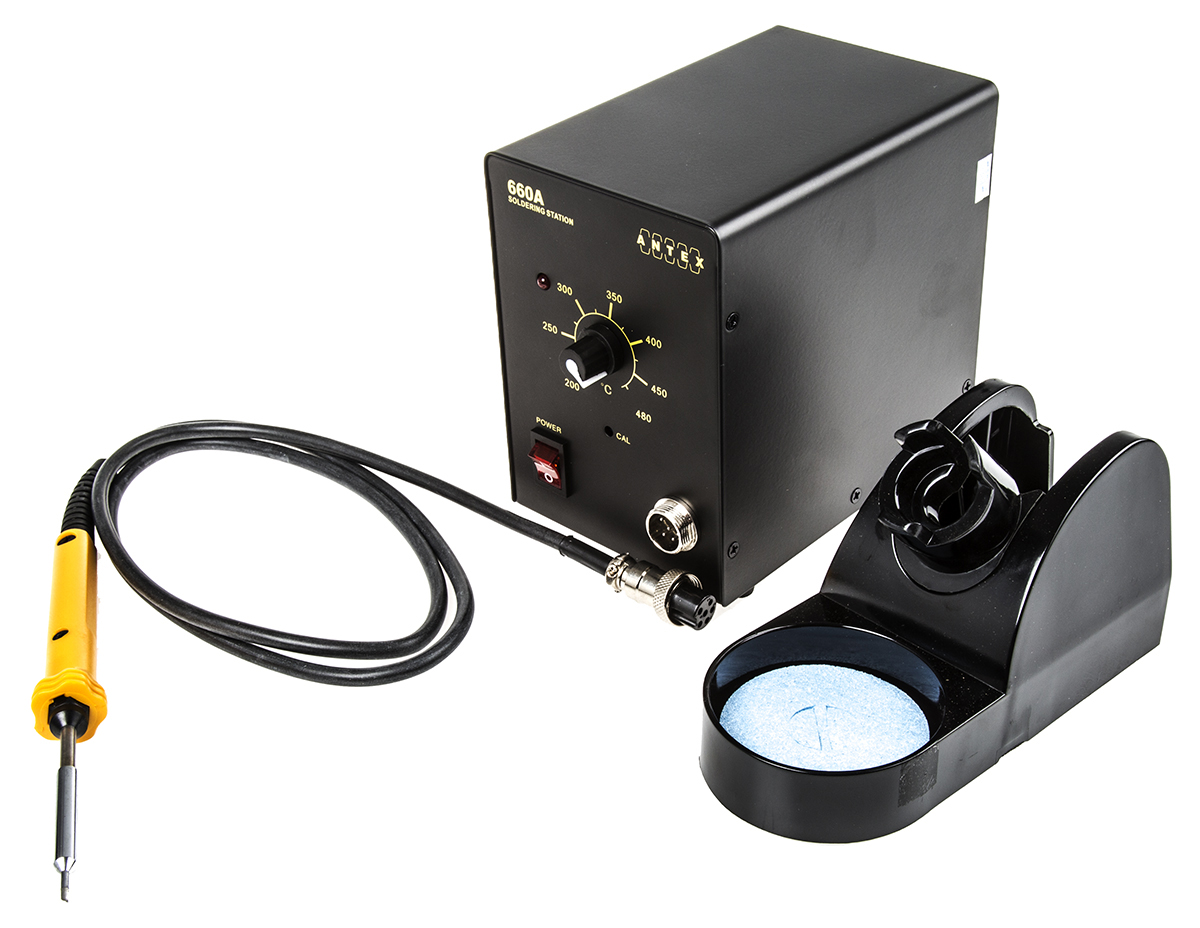 Antex Electronics 660A Analogue Soldering Station 50W, 230V, 200°C to 450°C