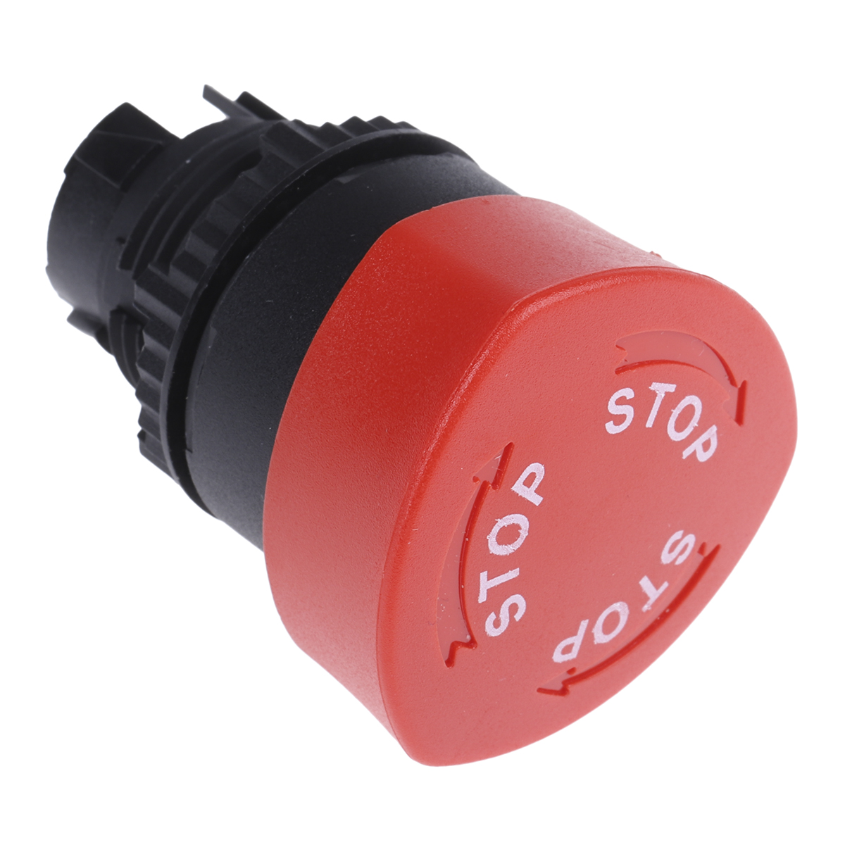 BACO Series Red Stop, Turn to Reset Push Button Head, 22mm Cutout, IP66