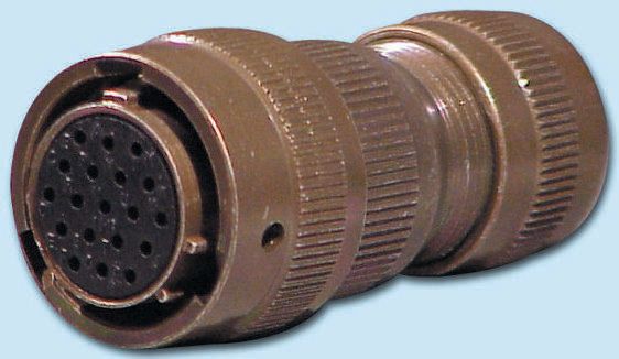 Glenair, Copper Alloy 6 Way Cable Mount MIL Spec Circular Connector Plug, Socket Contacts,Shell Size 10, MIL-DTL-26482