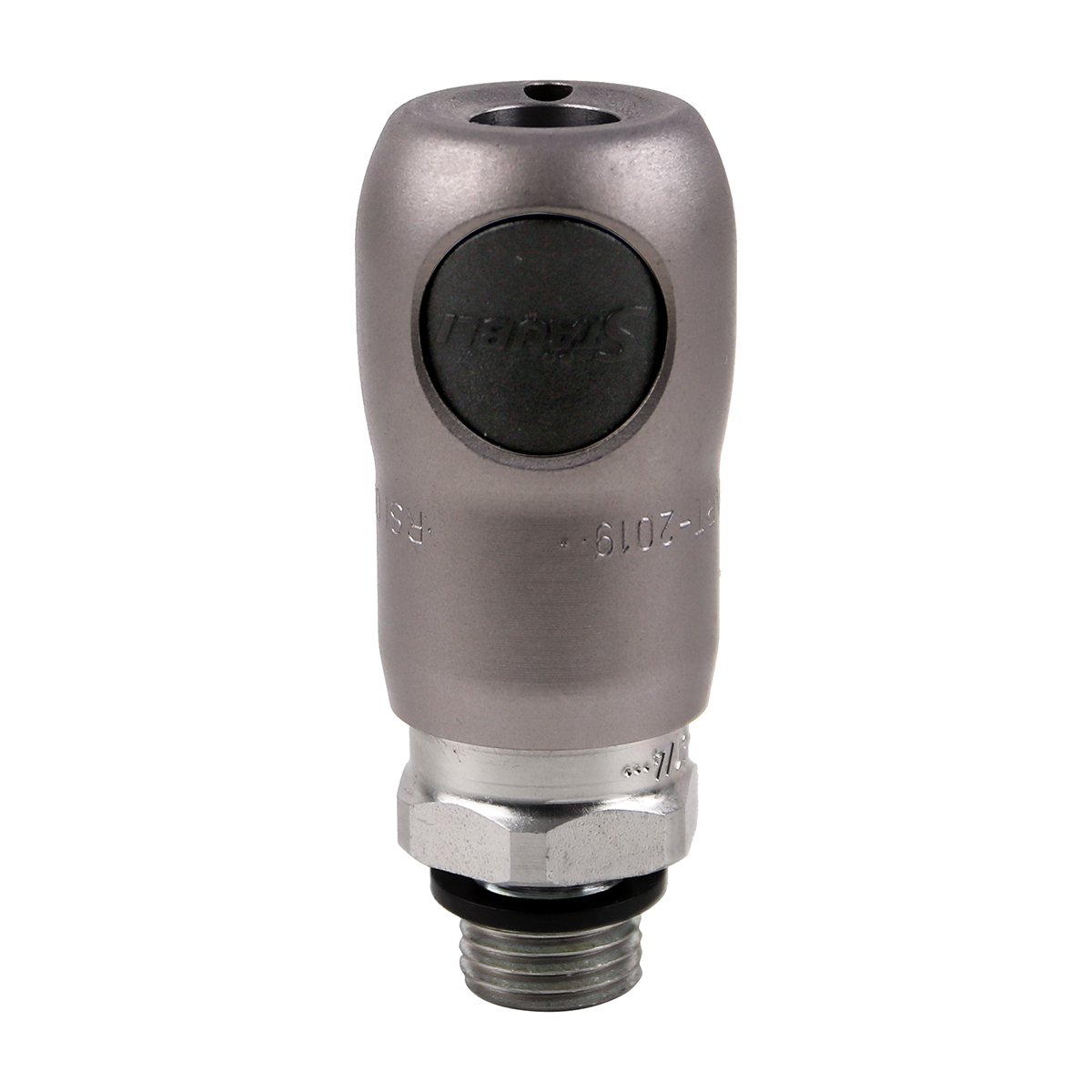 Staubli – Fluid Connectors Stainless Steel Safety Quick Connect Coupling, G 3/8 Male Threaded