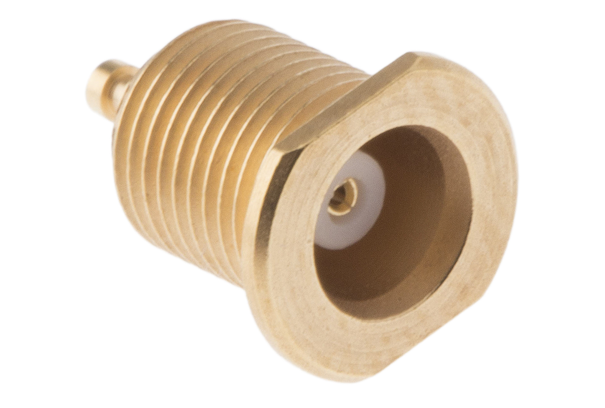 Radiall, Jack Panel Mount MCX Connector, 50Ω, Straight Body