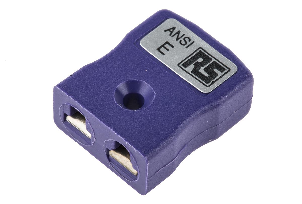 RS PRO Miniature Thermocouple Connector for Use with Type E Thermocouple, 4mm Probe, ANSI, RoHS Compliant Standard