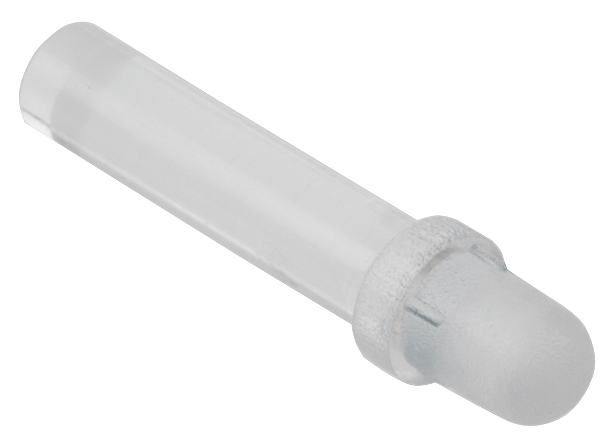 PLP1-500 Bivar, Panel Mount LED Light Pipe, Clear Dome Lens