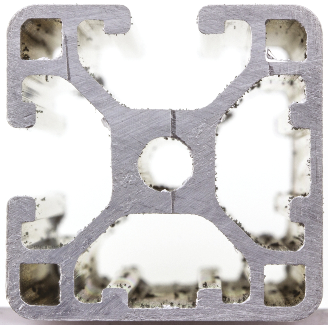 RS PRO Silver Aluminium Profile Strut, 30 x 30 mm, 6mm Groove, 2000mm Length