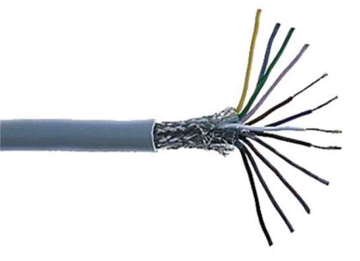 RS PRO Data Cable, 0.14 mm² 26 AWG, Screened, 50 m, Grey Polyvinyl Chloride Sheath