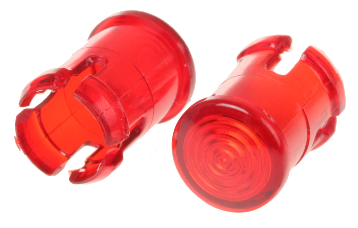 Visual LED Lens Cap for use with Through-Hole LEDs