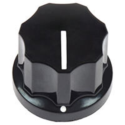 Vishay 16.6mm Black Potentiometer Knob for 1/4in Shaft Screw Fix, ACCKPS1715NLT14
