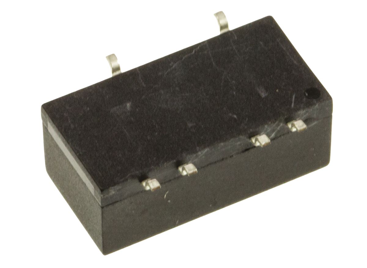 TRACOPOWER TES 1 DC-DC Converter, ±15V dc/ ±35mA Output, 4.5 → 5.5 V dc Input, 1W, Surface Mount, +85°C Max Temp