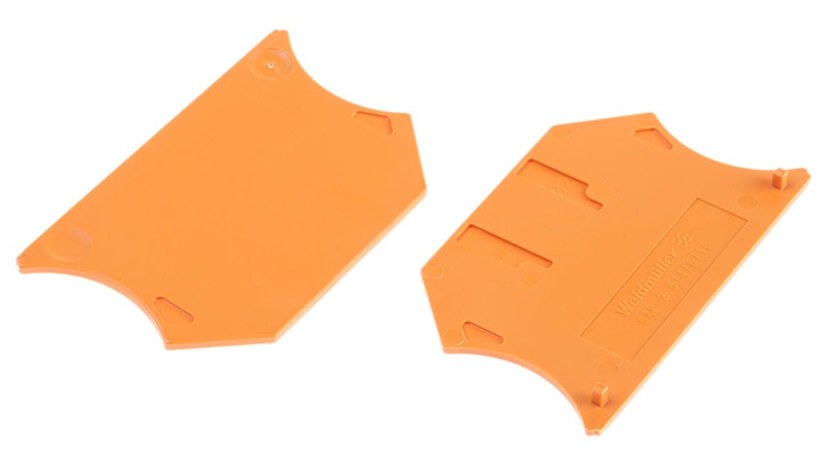 Weidmuller W Series End Cover for Use with DIN Rail Terminal Blocks