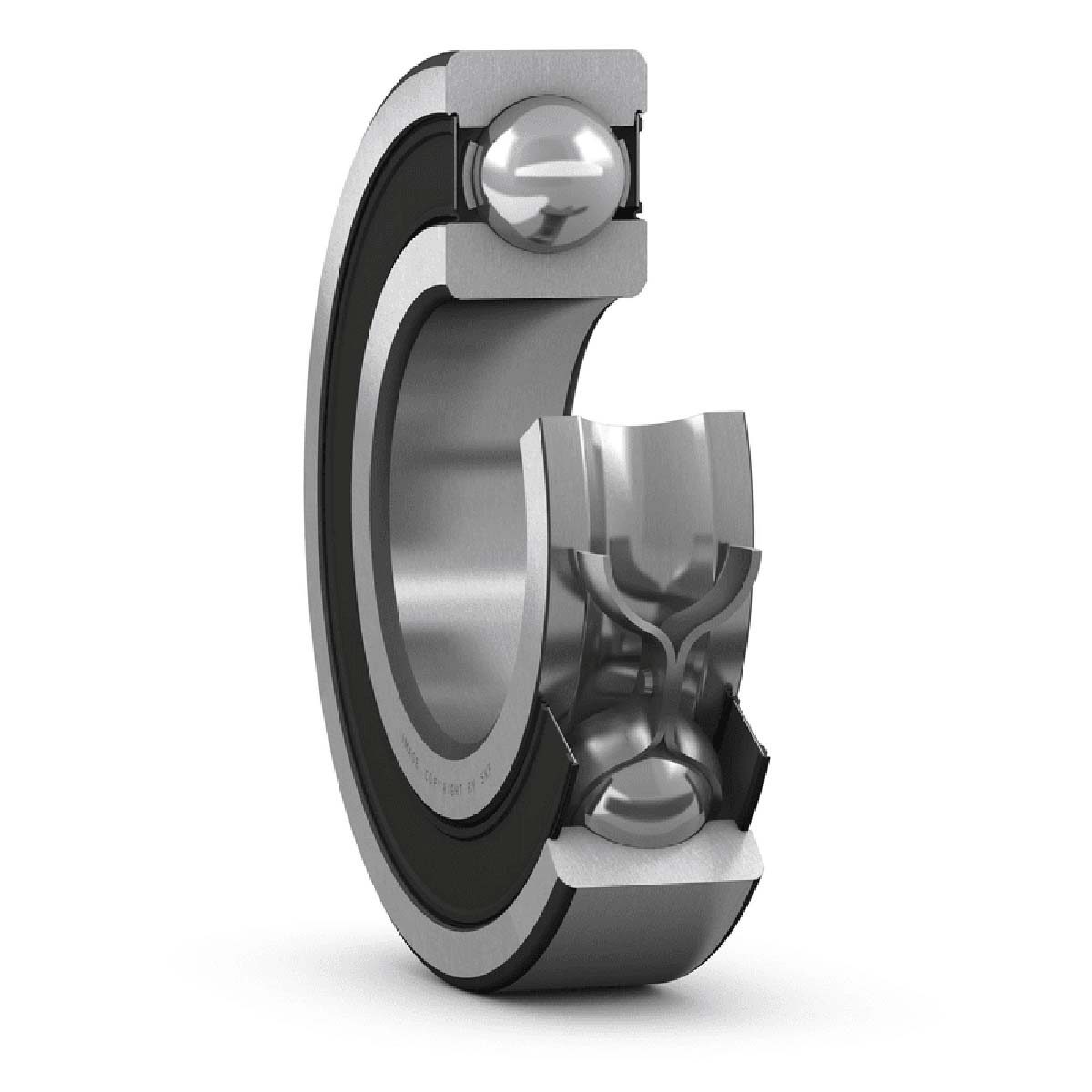 SKF W 61907-2RS1 1 Row Ball Bearing - 35 mm ID, 55 mm OD