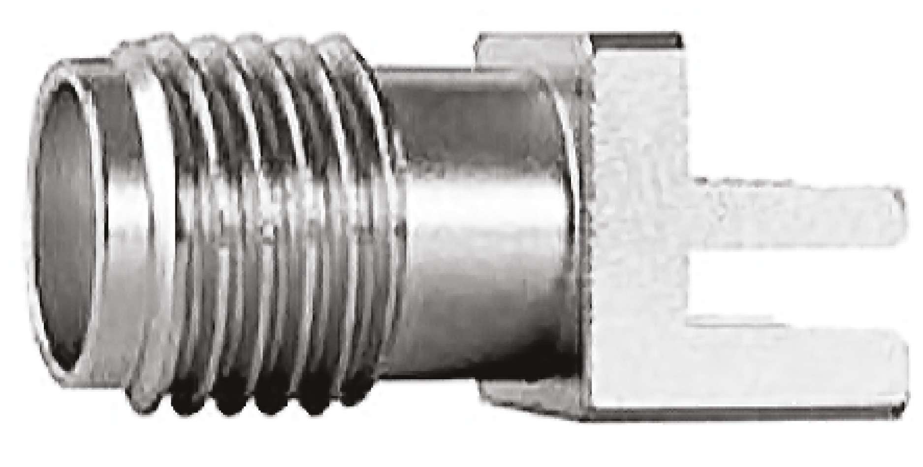 Telegartner, Jack Edge Mount SMA Connector, 50Ω, Solder Termination, Straight Body