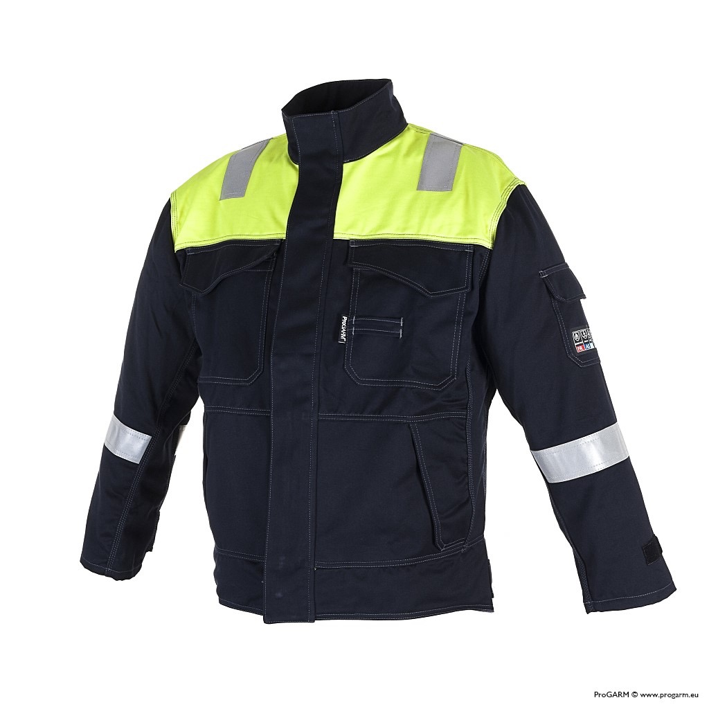 ProGARM Yellow/Navy Arc Flash Jacket, M