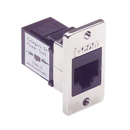 L-Com ECF Series Single-Port RJ45 Ethernet Coupler, Cat5e