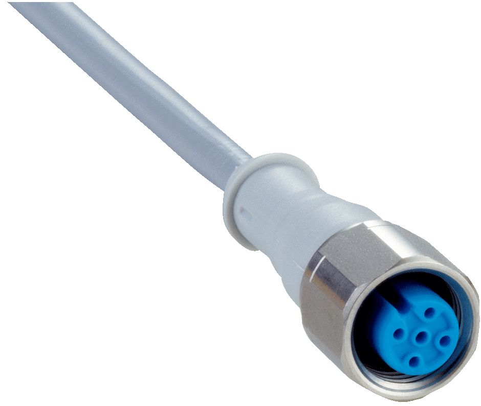 SICK Female 4 way M12 to Unterminated Free End Sensor Actuator Cable, 5 m