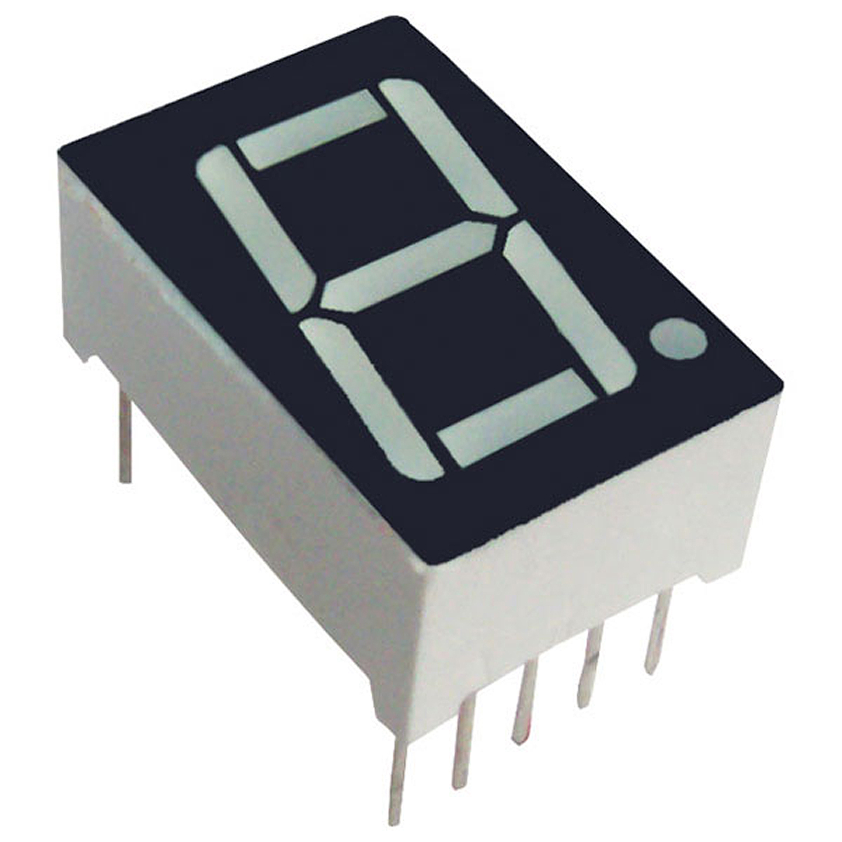SC08-11SURKWA Kingbright 7-Segment LED Display, CC Red 61 mcd RH DP 20.3mm