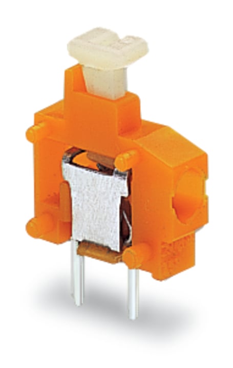 WAGO 235 Series PCB Terminal Block, 1-Contact, 3.81mm Pitch, Through Hole Mount, 1-Row, Push In Termination