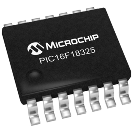 Microchip, 8 bit PIC, PIC16F18325 Microcontroller, 32 MHz, 14kB FLASH, 14-Pin SOIC