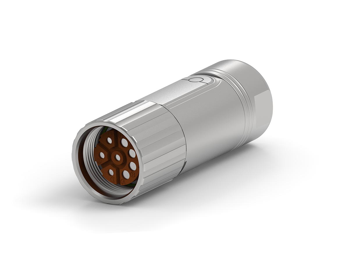 TE Connectivity Circular Connector, 8 Contacts, Panel, Standard Connector, Plug, Male, IP67, Speedtec 923 Series