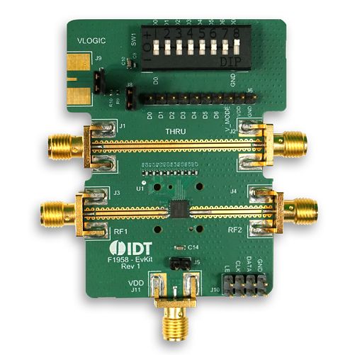 Renesas Electronics Evaluation Board for F1958 7-bit Digital Step Attenuator Digital Attenuator Evaluation Kit for