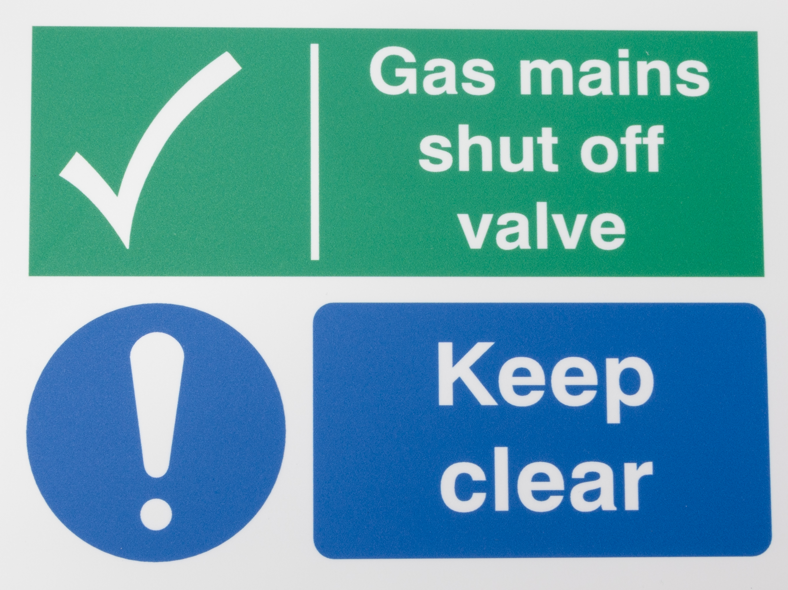 RS PRO Polypropylene Sign Keep Clear Sign With English Text