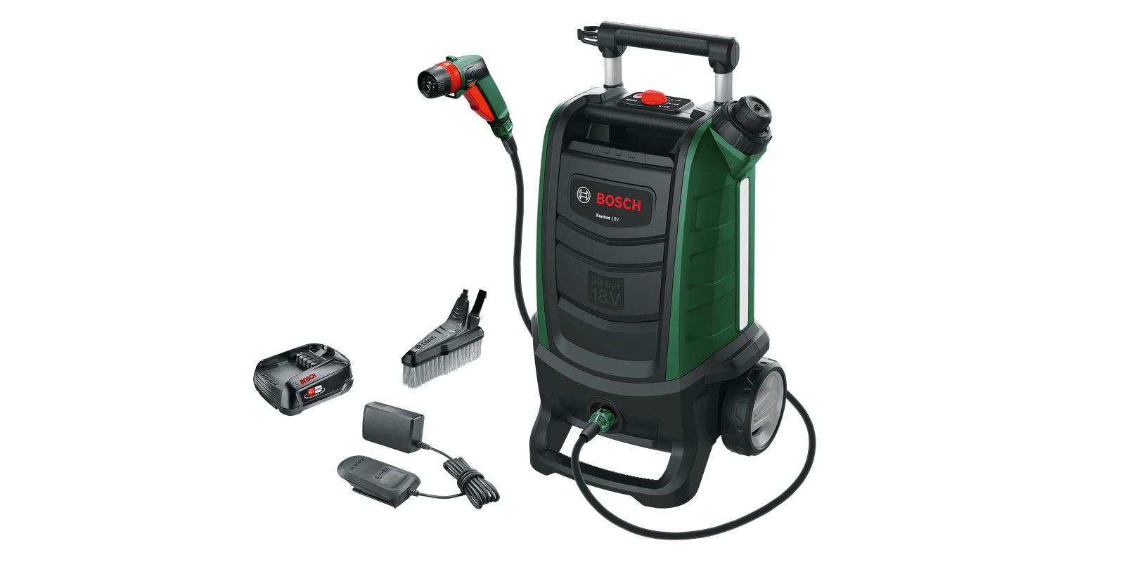 Bosch 06008B6171 Pressure Washer, 18V 20bar 186L/h