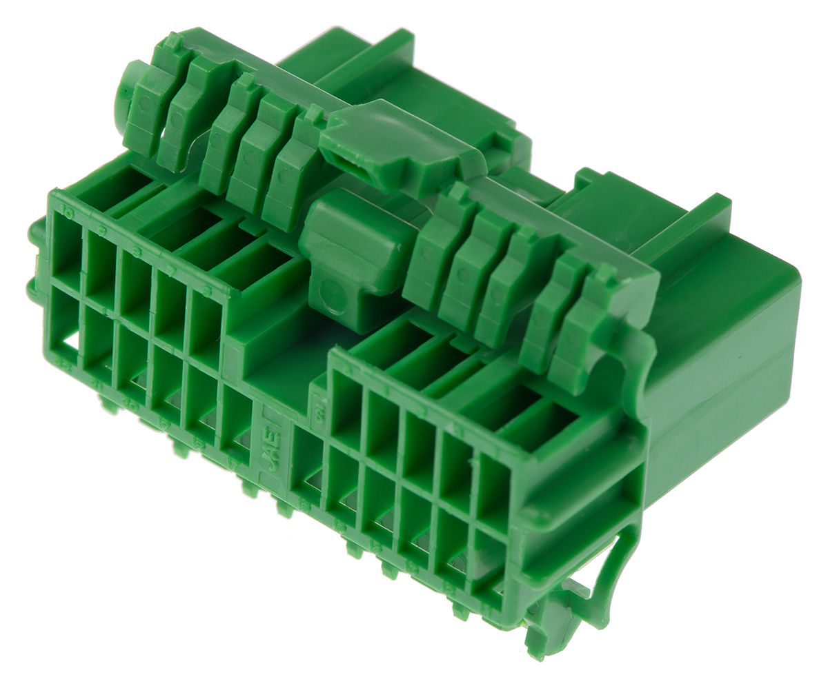 JAE, IL-AG5 Automotive Connector Socket Yellow Cable Mount 22 Way IL-AG5-22S-D3C1