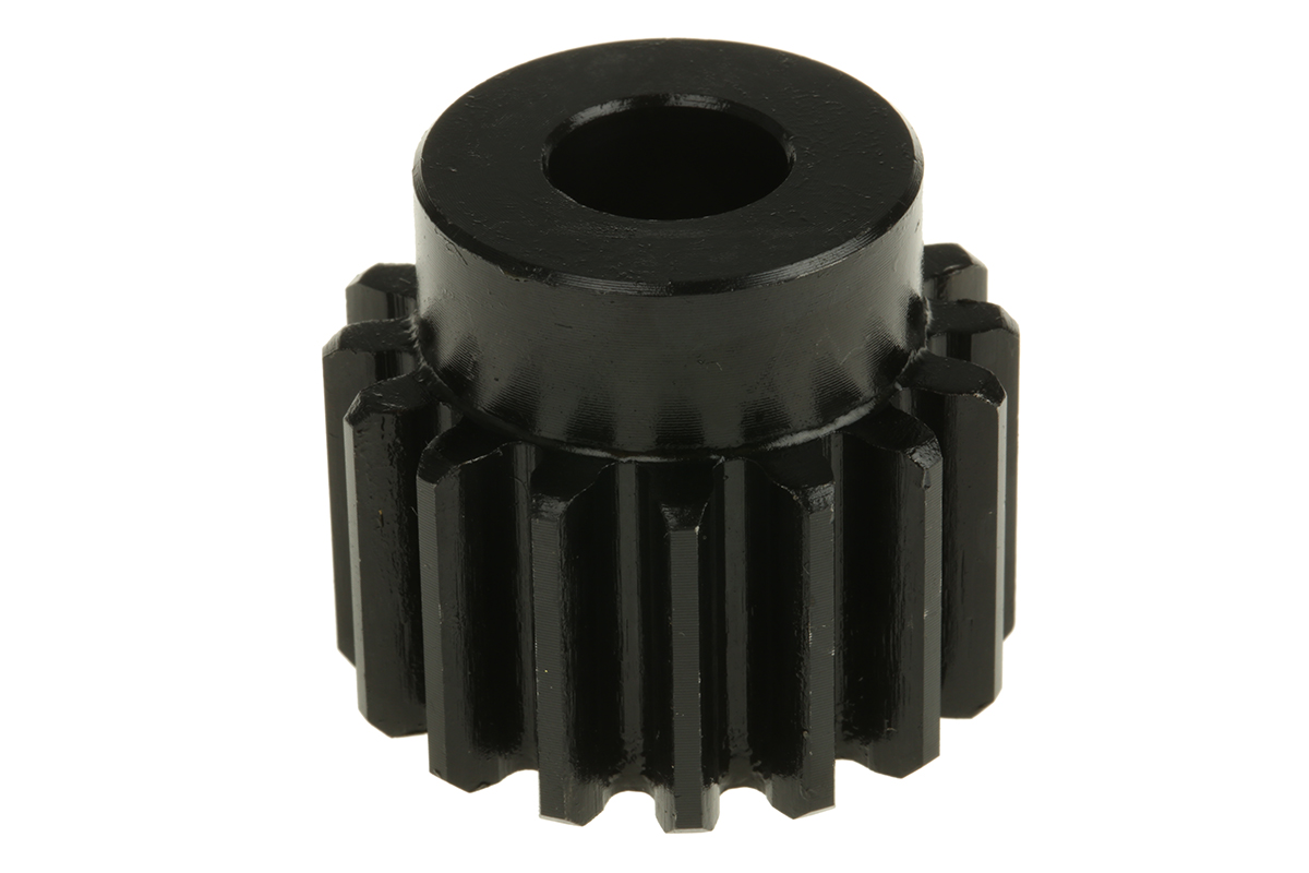 RS PRO Steel 16 Teeth Spur Gear, 2 Module, 12mm Bore Diam, 32mm Pitch Diam, 26mm Hub Diam