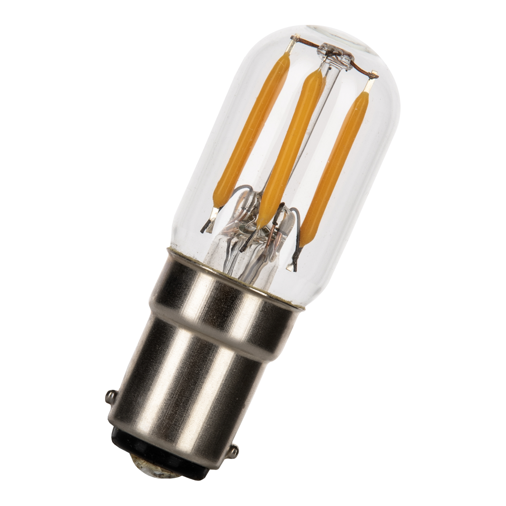 Bailey Electric & Electronics bv LED Filament Tube Ba15d LED Bulbs 2.5 W(18W), 2700K, Warm White, Single Ended shape