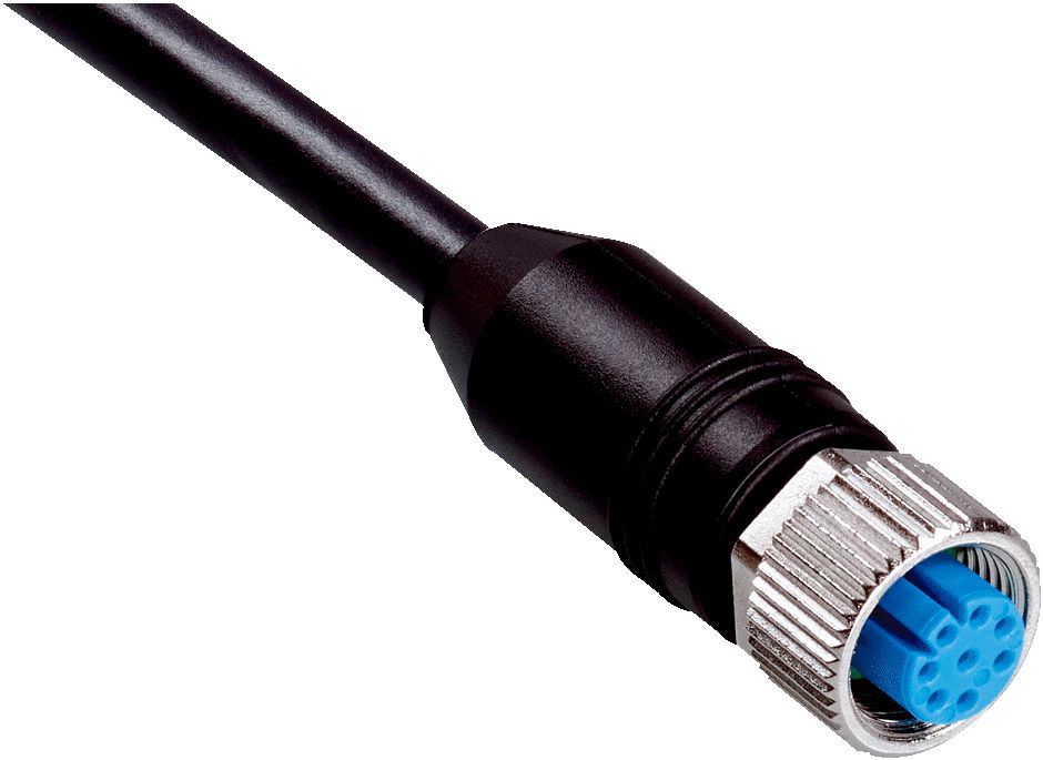 SICK Female 12 way Straight M12 to Unterminated Free Cable End Connector Cable, 5 m