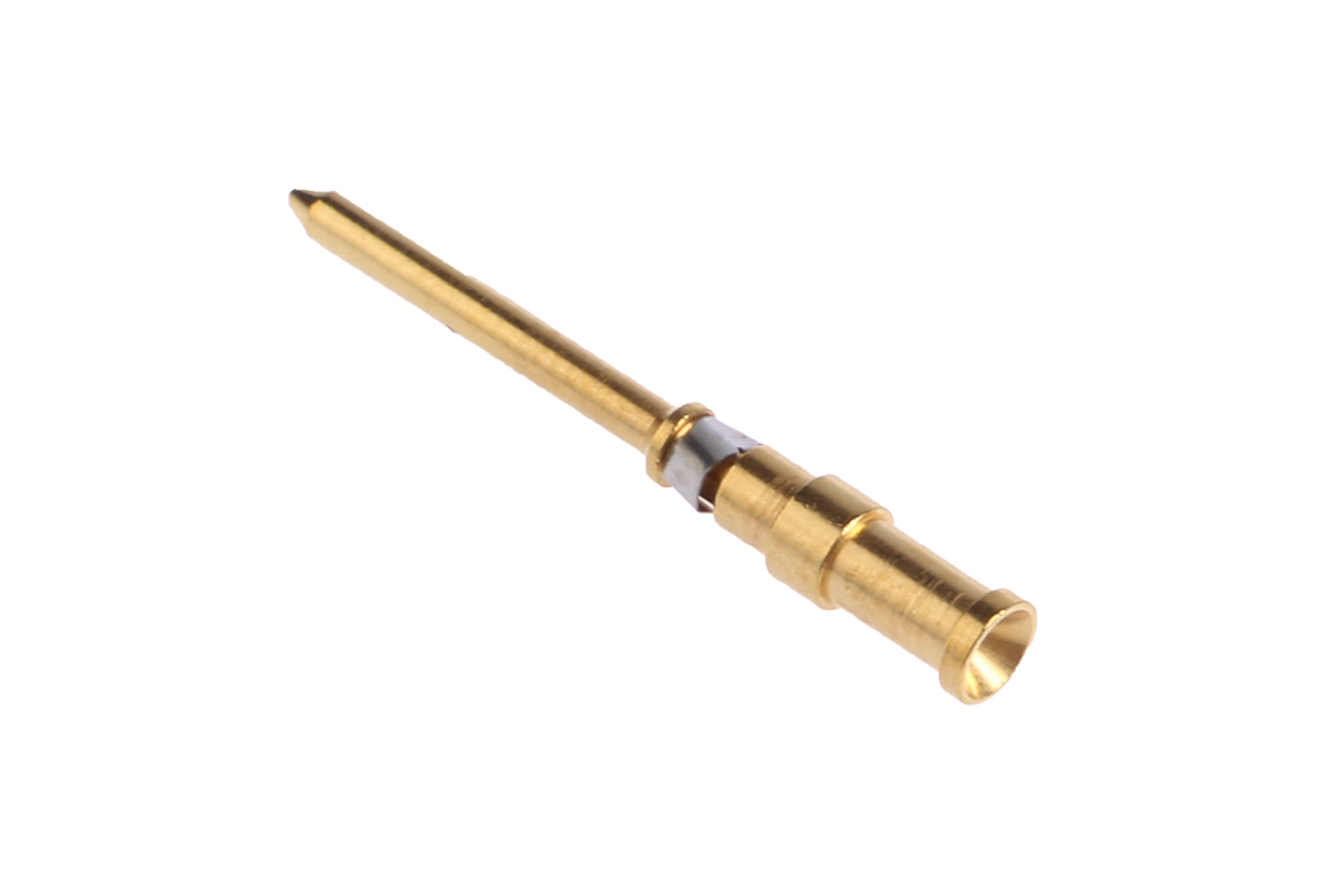 HARTING Han Contacts Male 10A Crimp Contact Minimum Wire Size 0.5mm² Maximum Wire Size 0.5mm² for use with Heavy Duty